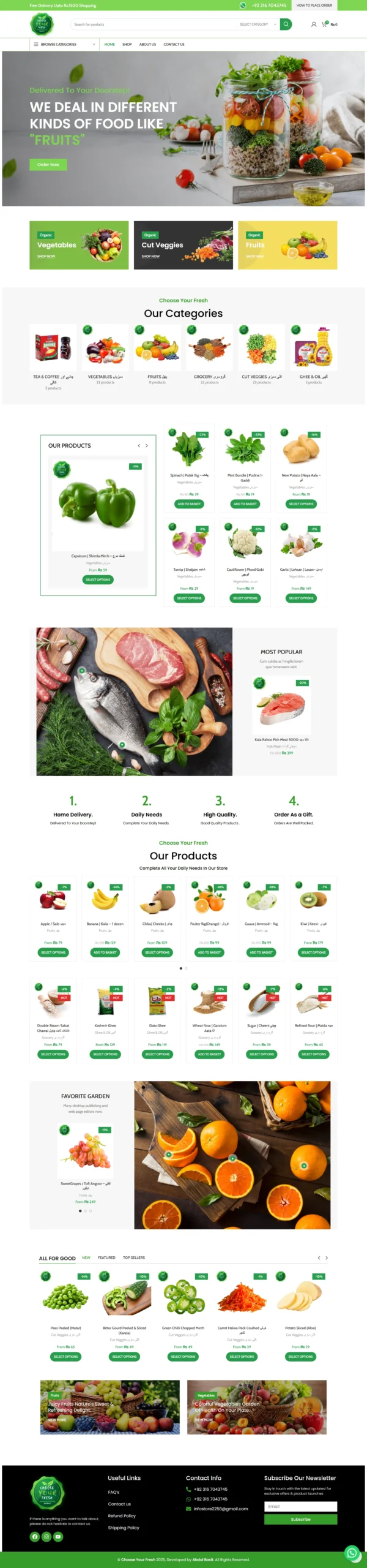 Ecommerce portfolio preview