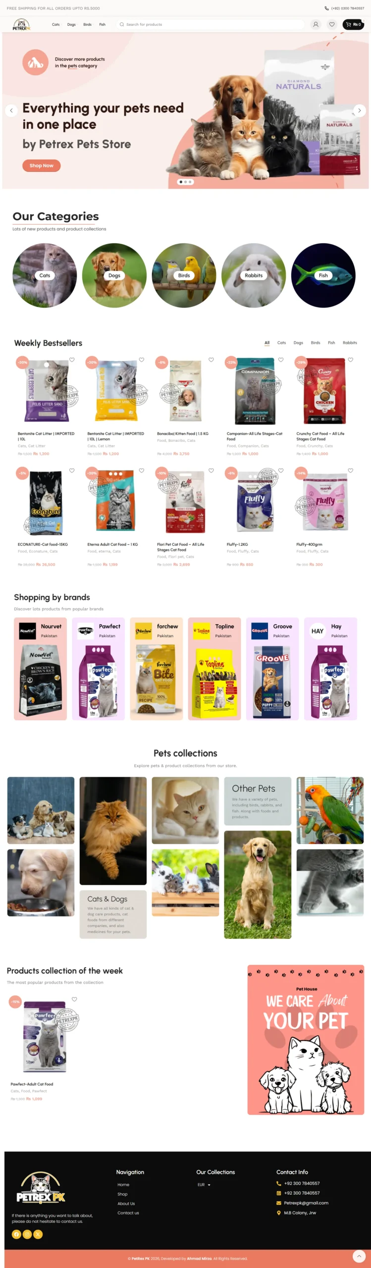 Ecommerce portfolio preview