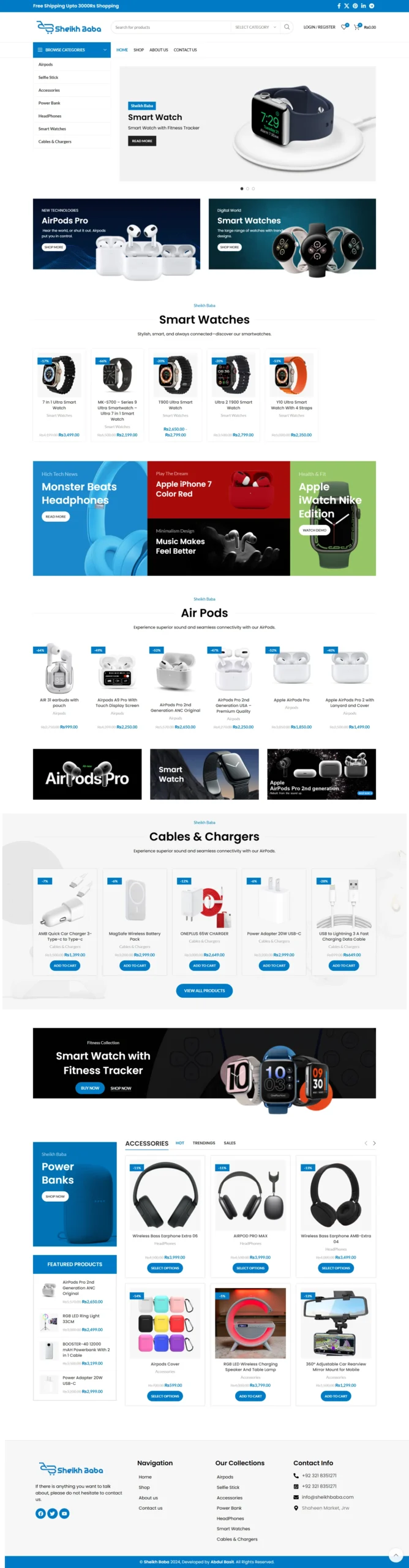 Ecommerce portfolio preview
